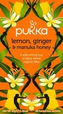 Pukka Thee Lemon Ginger &amp; Manuka Honey 20 zakjes
