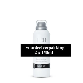 Janzen Deodorant Spray Black 22 voordeelverpakking