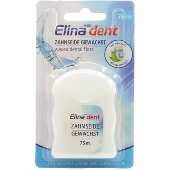 Elina wax dental floss 75m
