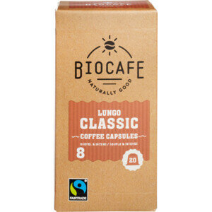 Biocafe Koffiecups Lungo 20 capsules